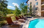 Enjoy the year round heated pool and hot tub 